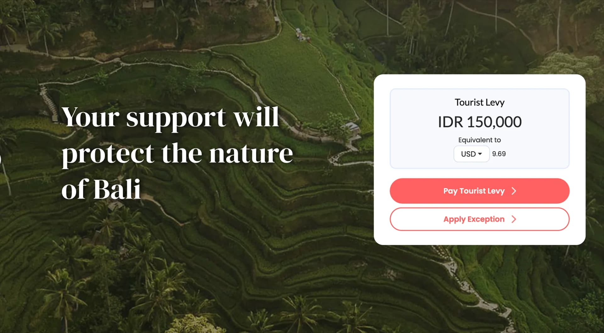 Nouvelle taxe sur le tourisme à Bali à partir du 14 février 2024