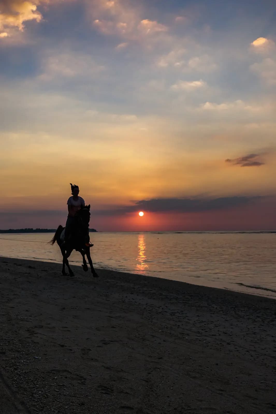 Horse Riding on the Beach in Gili Air 5