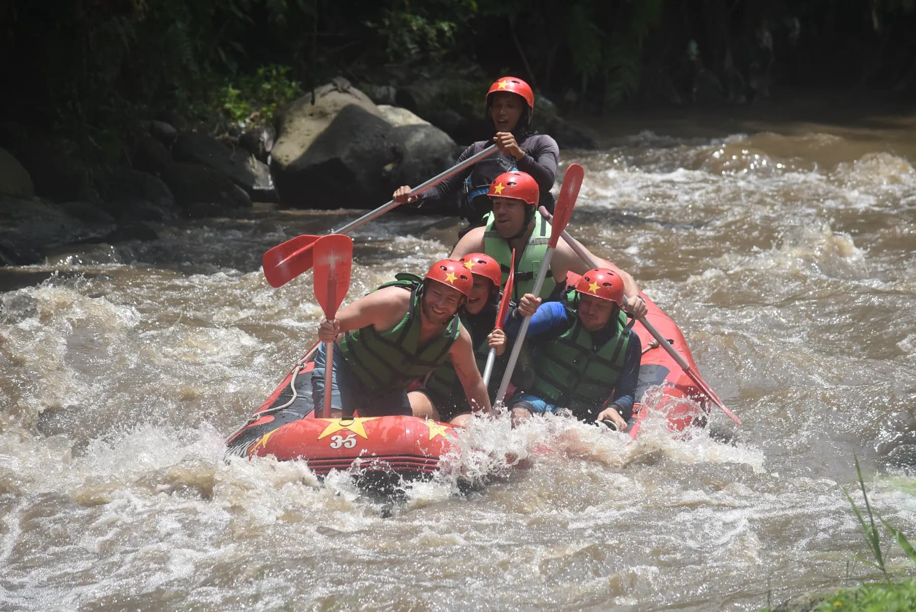 Rafting on the Ayung River