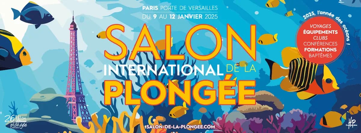Rendez-vous au Salon de la Plongée 2025 à Paris