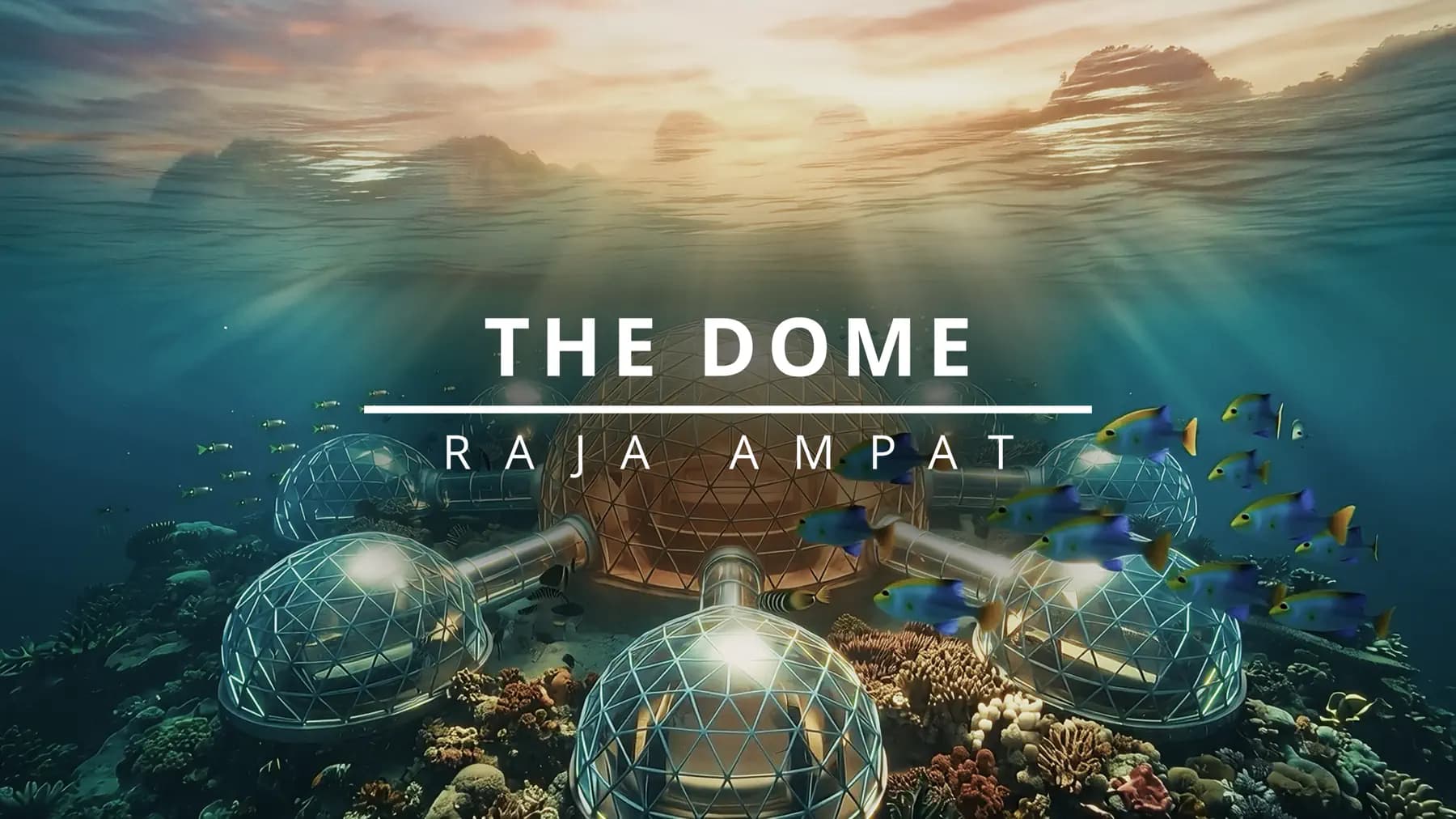 The Dome Raja Ampat: The World’s First Underwater Luxury Sanctuary Is Coming Soon