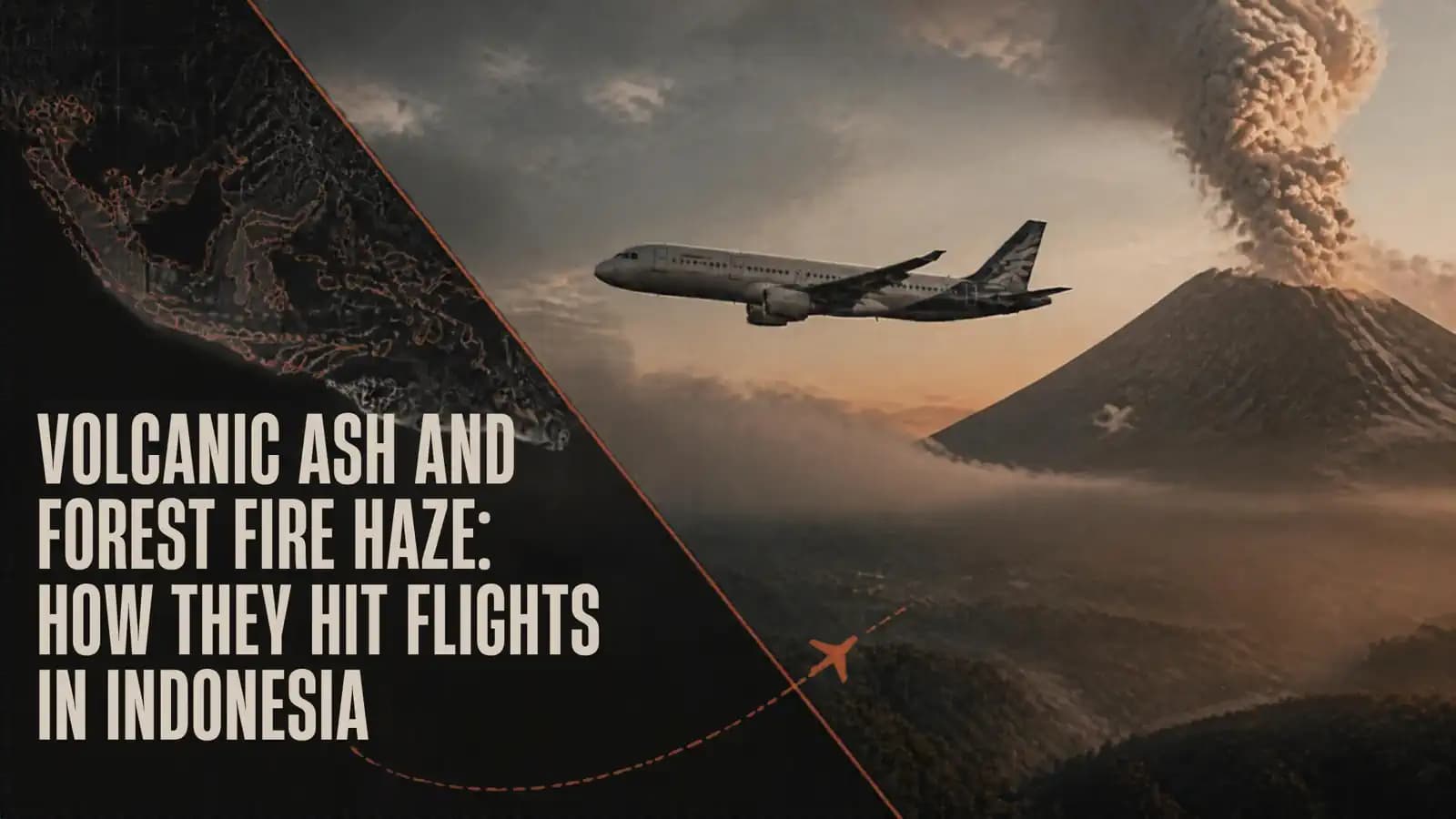 Volcanic Ash and Forest Fire Haze: How They Hit Flights in Indonesia