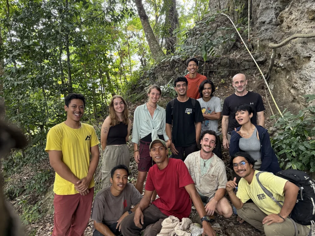 Group of climbers at a Turning Point Climbing Community session